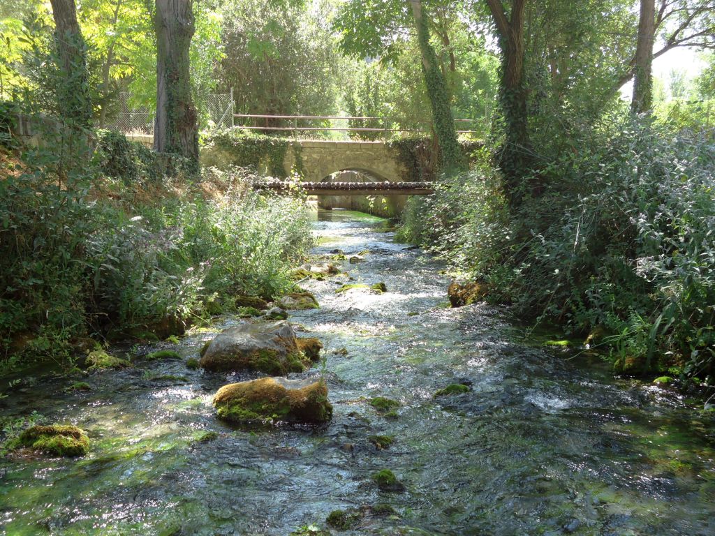 Fotografía de la zona de descarga del río Guardal en el paraje de la Natividad