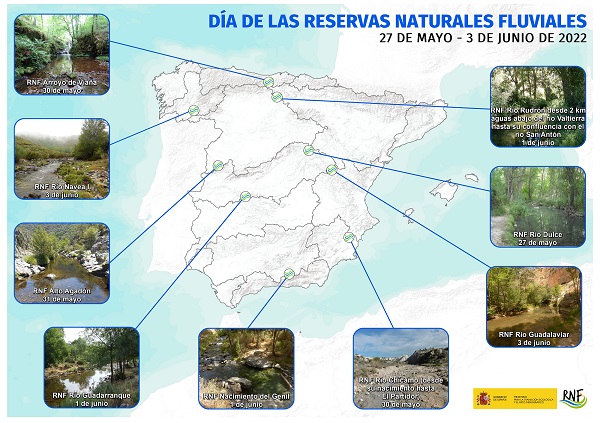 Reservas seleccionadas para el Día de las RNF (Haga clic para ampliar)