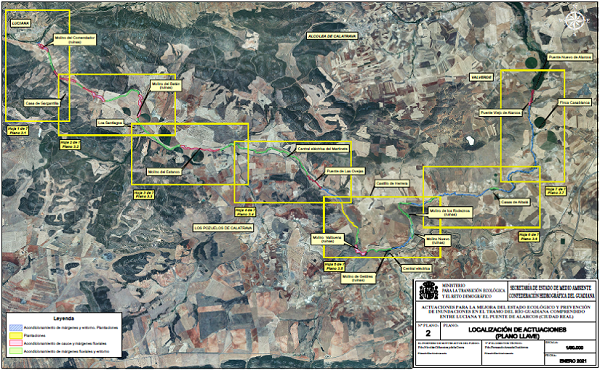 Plano de actuaciones del proyecto (Haga clic para ampliar)