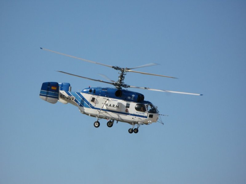 Helicoptero bombardero KAMOV