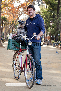 "La bicicleta es una semilla de felicidad en mis días." Belén Calahorro, Valencia en Bici