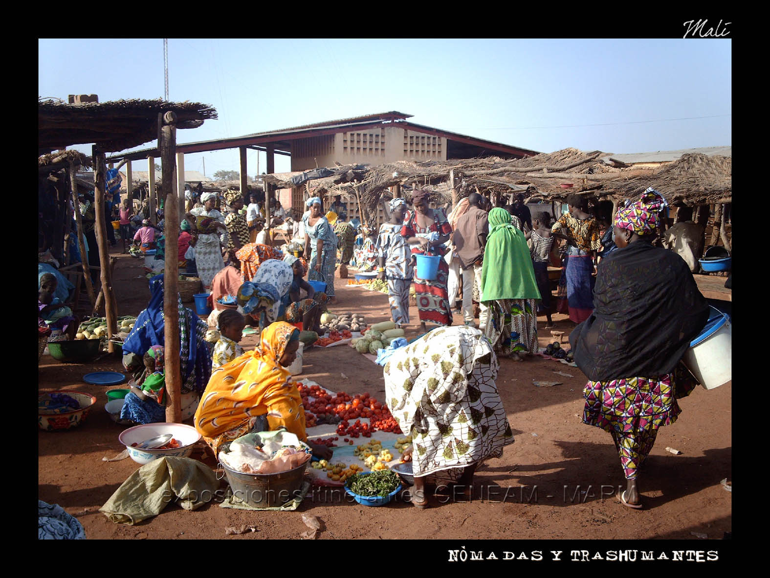 Mercadillo en Mali