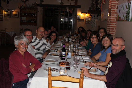 Cena en la Huerta de San Lorenzo, un espacio rural dentro de la ciudad