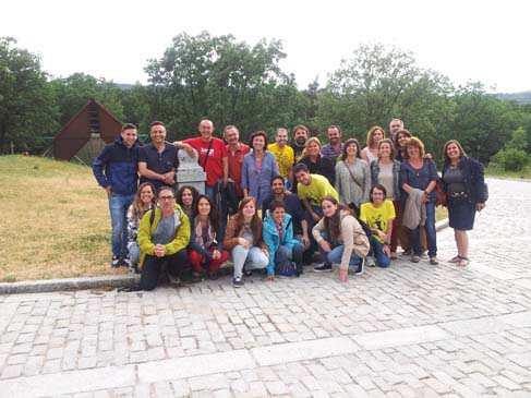 Los participantes posando en la proximidades del CENEAM