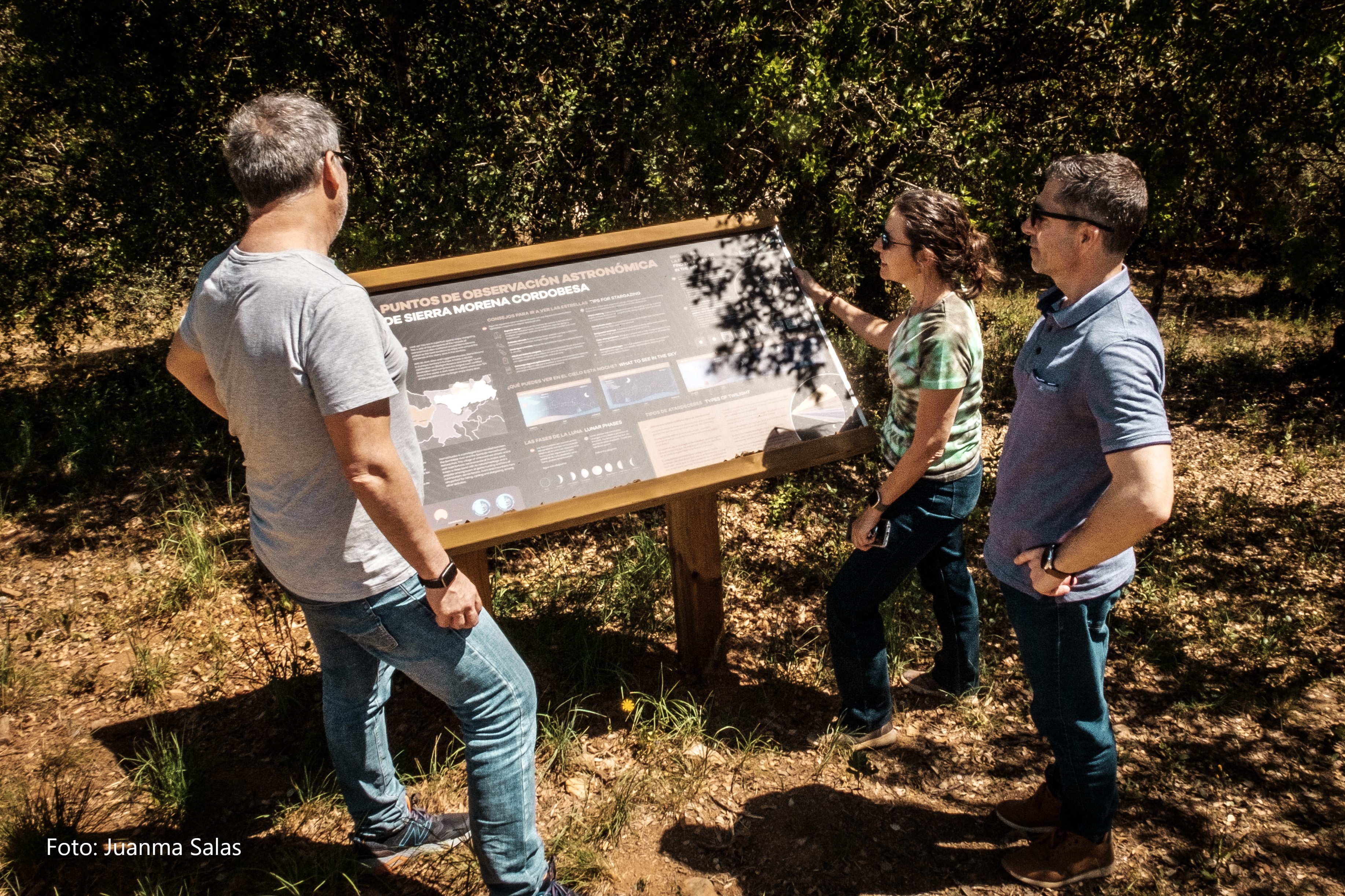 Señal astronómica en el Parque Natural Sierra de Hornachuelos (Córdoba)	Juanma Salas