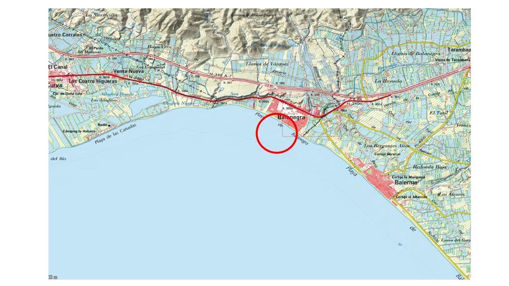 Plano de situación Balanegra