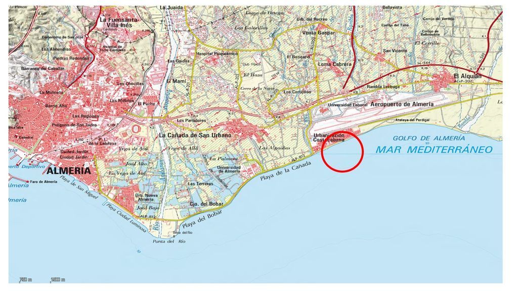 Plano de situación Costacabana