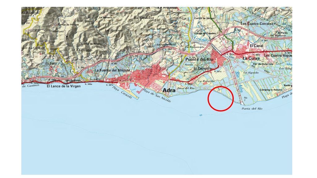 Plano de situación La Vega de Adra