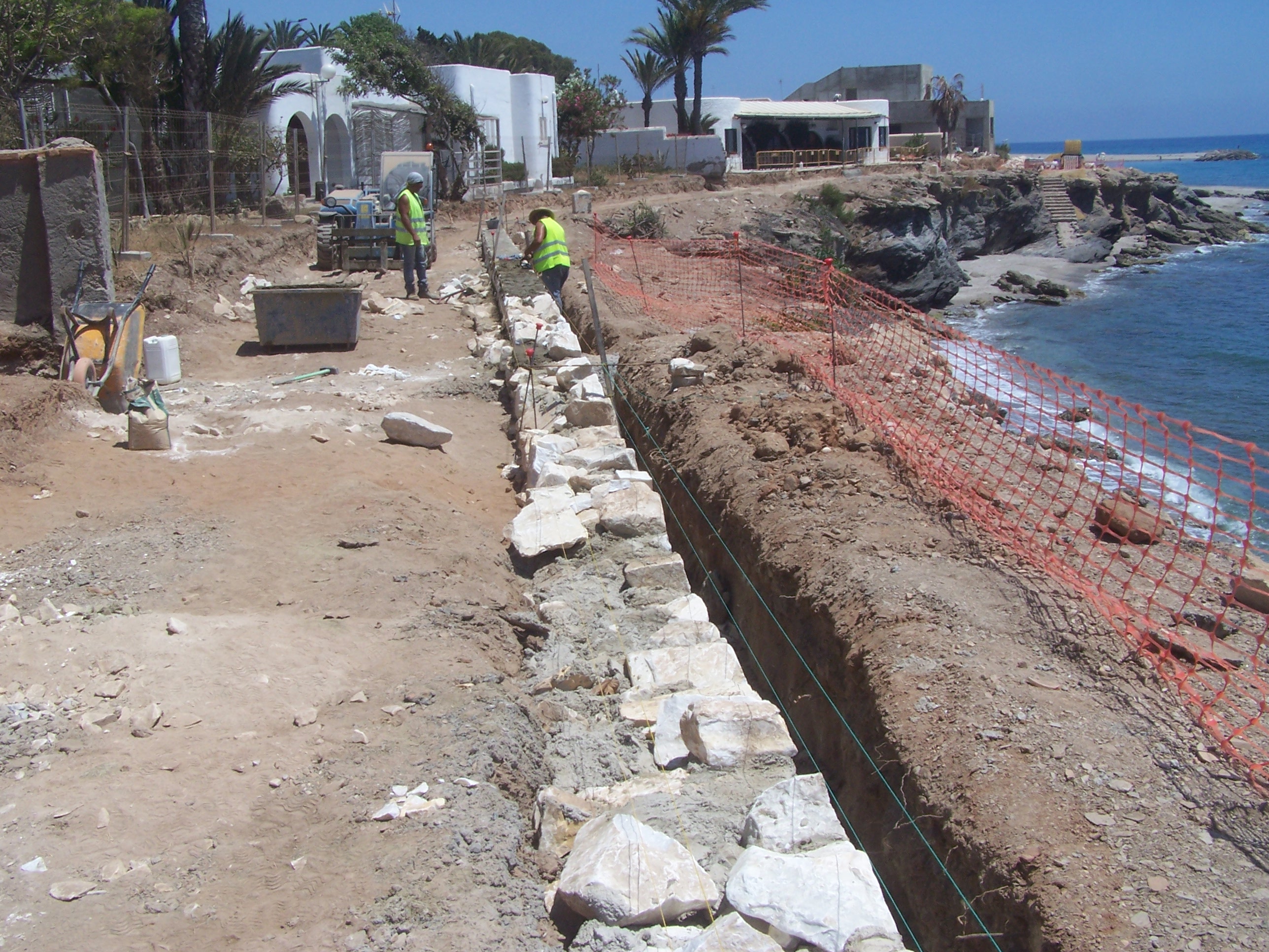 Durante las obras