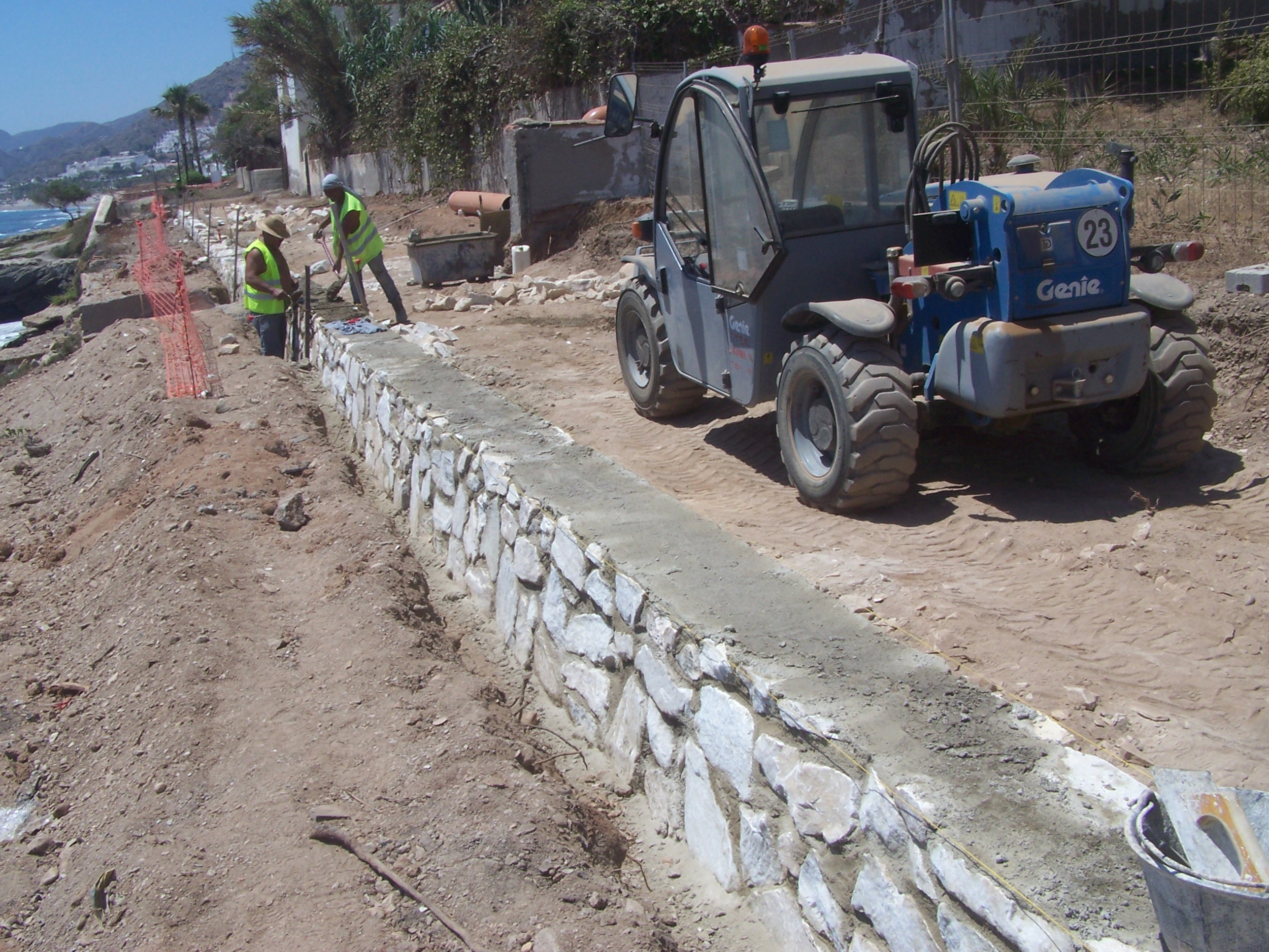 Durante las obras