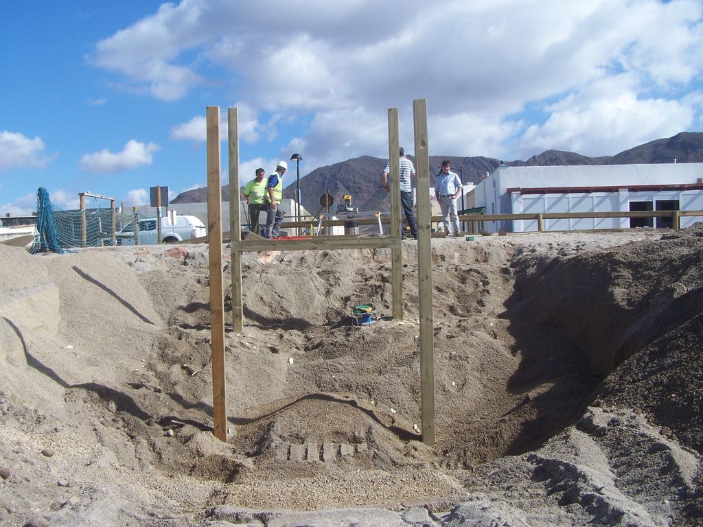 Durante las obras