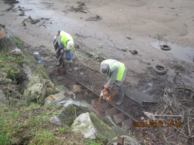 Durante las obras