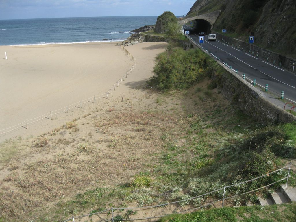 Plan PIMA Adapta – Proyecto de restauración de la duna de la playa de Santiago.(Drenaje transversal CN-634). Después