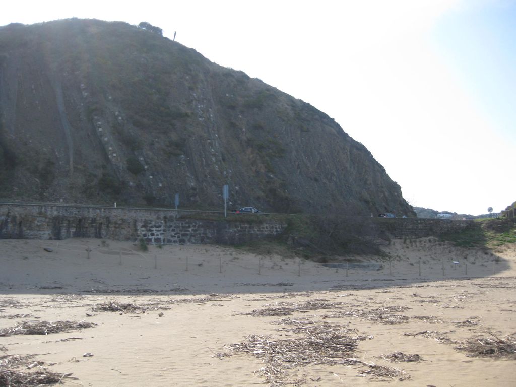 Recuperación ambiental de la playa de Santiago. Antes de las obras.