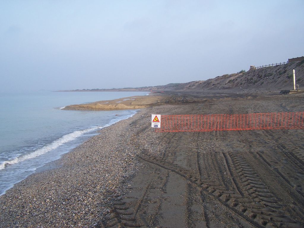 El Toyo (Durante las obras)