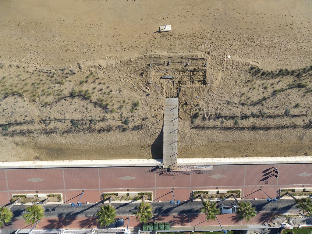 Mantenimiento de la costa. Peñíscola (Antes de las obras)