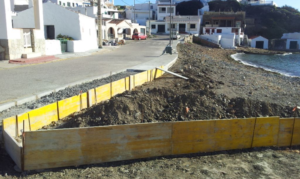 Cala Murta- T.M. Maó (Durante las obras)