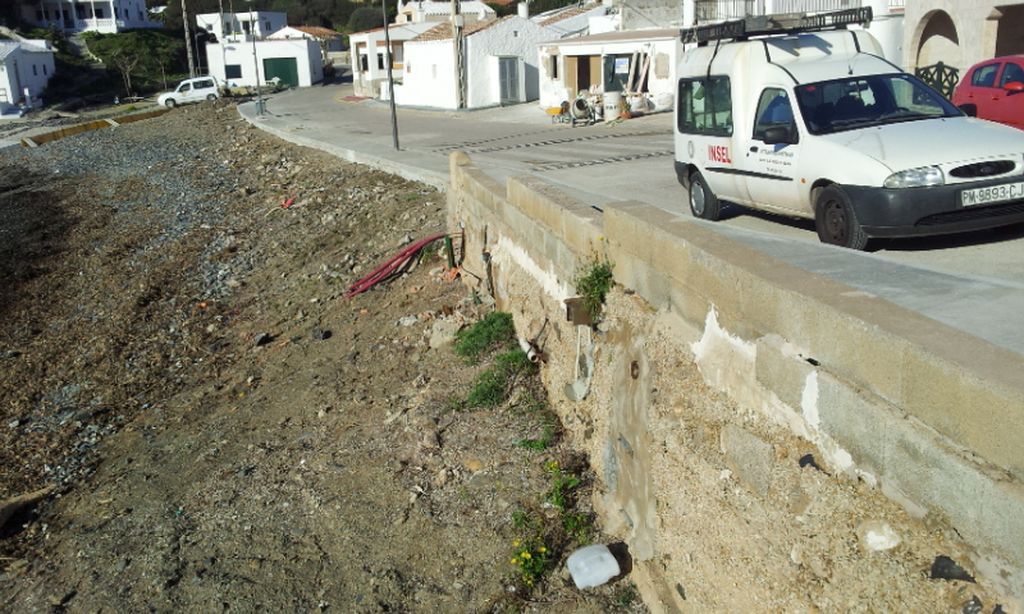 Cala Murta- T.M. Maó (Durante las obras)