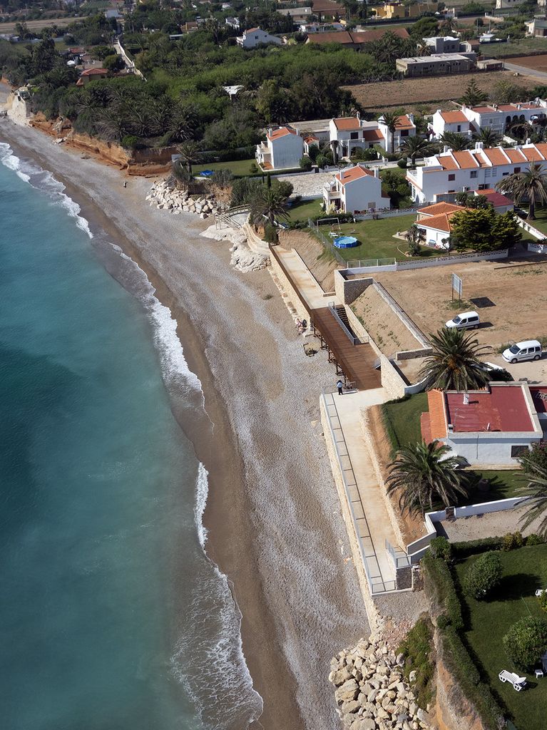 Mantenimiento de la costa. Benicarló (Después de las obras)