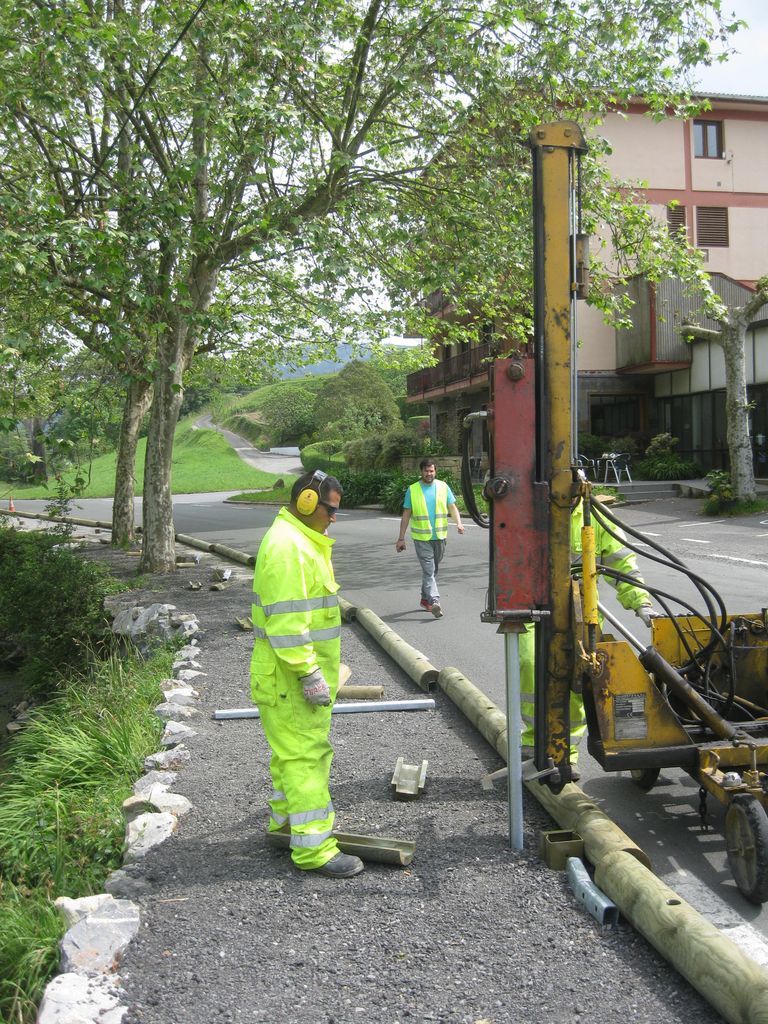 Durante las obras