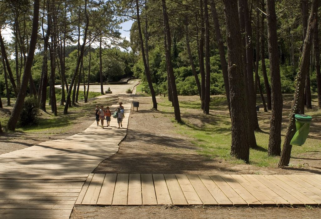 Después. Acceso peatonal a la playa