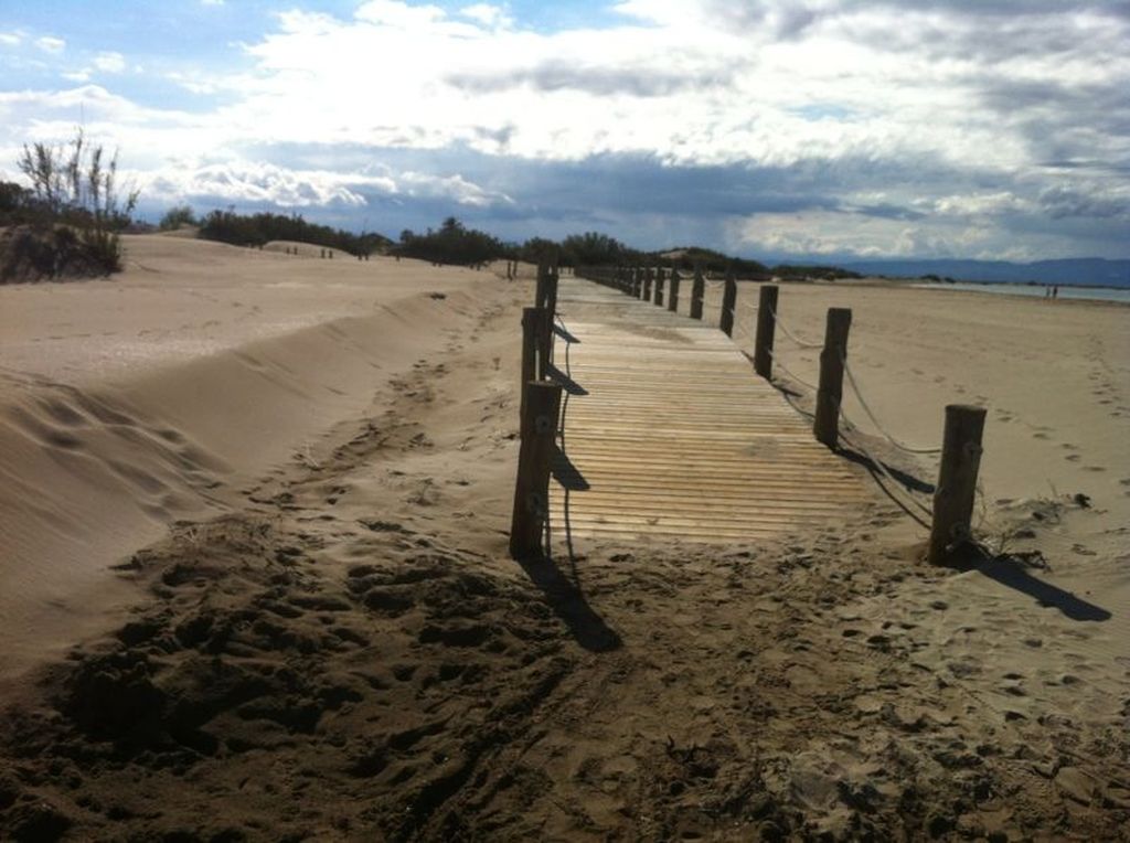 Reperfilado de playa Riomar (TM Deltebre. Antes de las obras) 