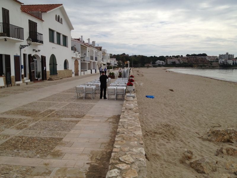 Reperfilado de la playa Altafulla (TM Altafulla. Después de las obras) 