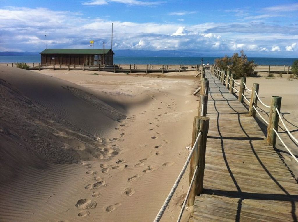 REPERFILADO PLAYA RIOMAR (DELTEBRE) (Durante las obras)