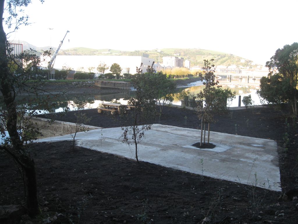 Demolición del embarcadero de Flores (T.M. Zumaia). Después de las obras