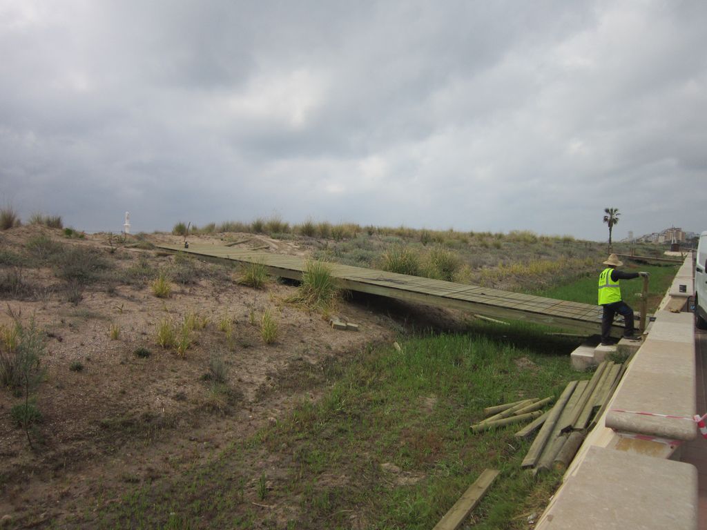 Durante las obras