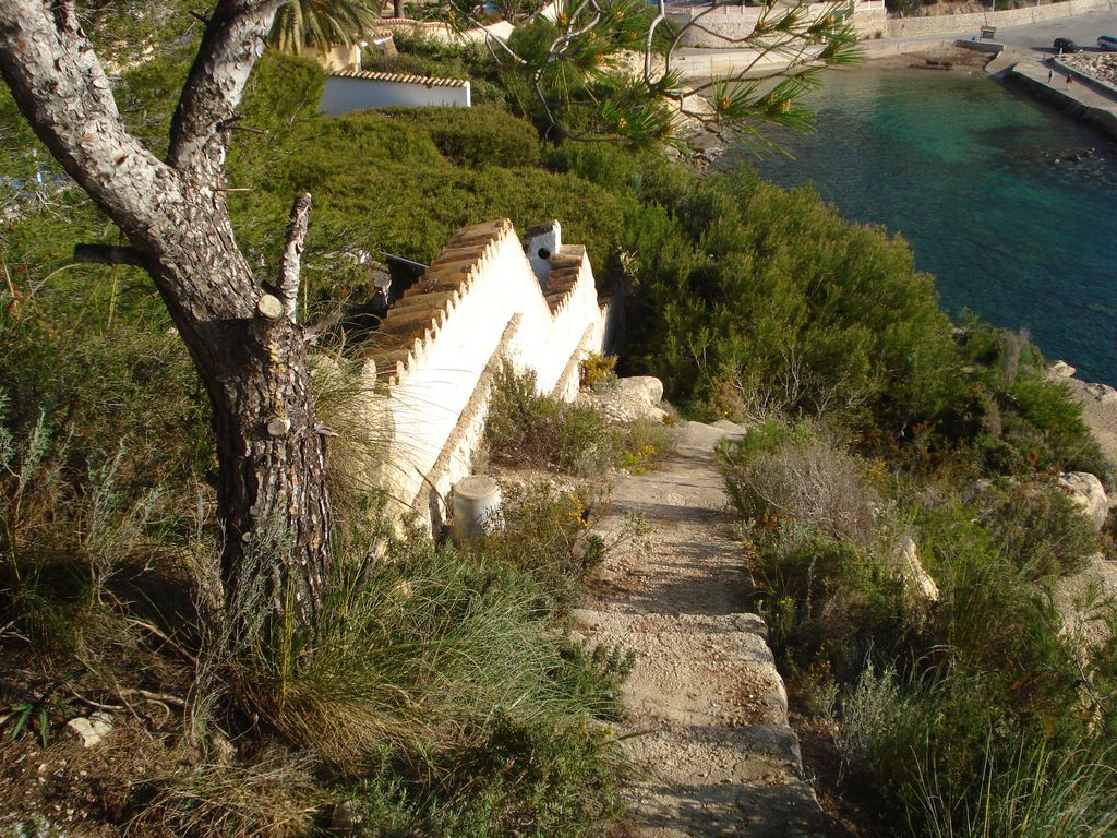 Actuaciones en la cala de l'Advocat (antes)