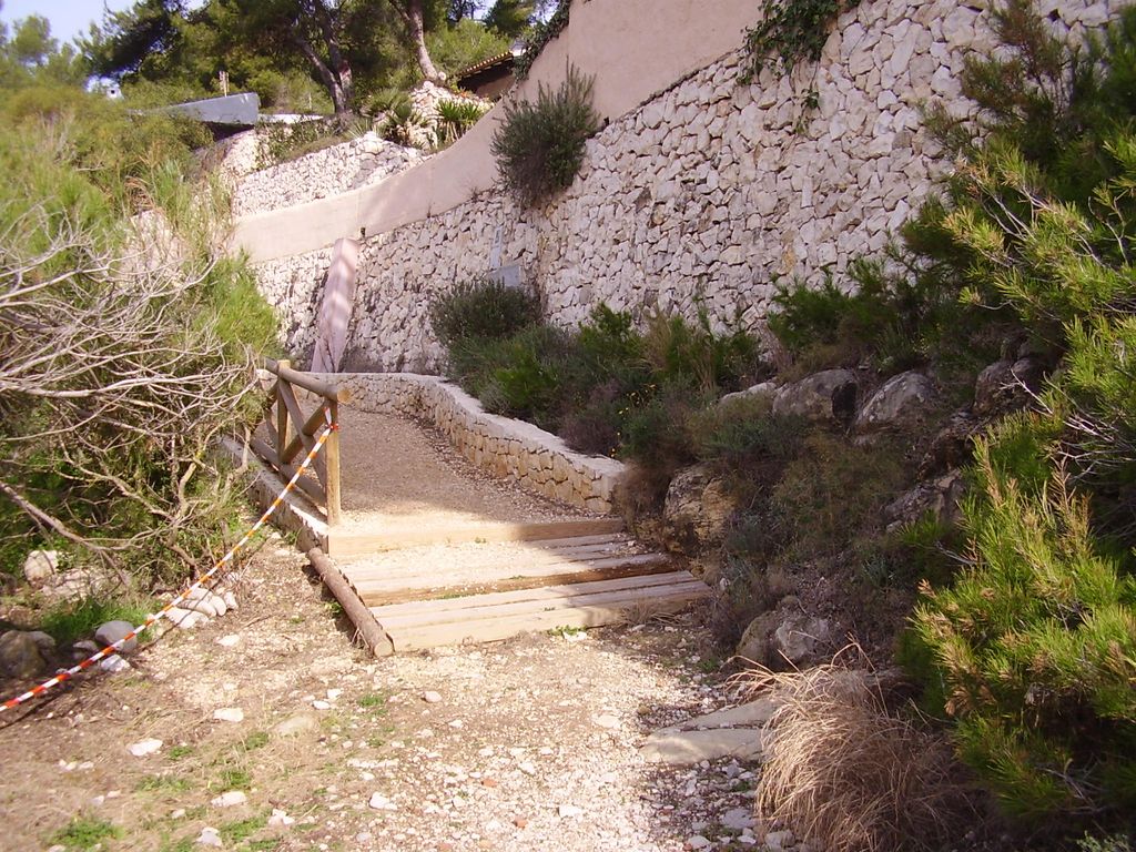 Actuaciones en la cala Llobella (después)