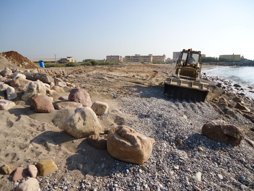 Conservación y mantenimiento de la costa de Castellón. Nules (I) - Durante de las obras