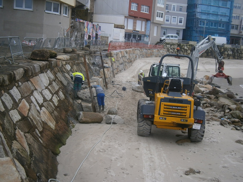 Durante las obras