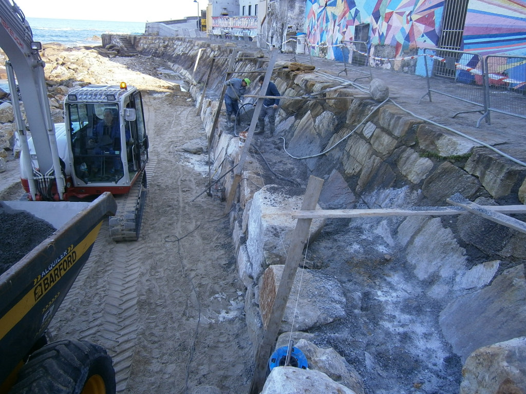 Durante las obras