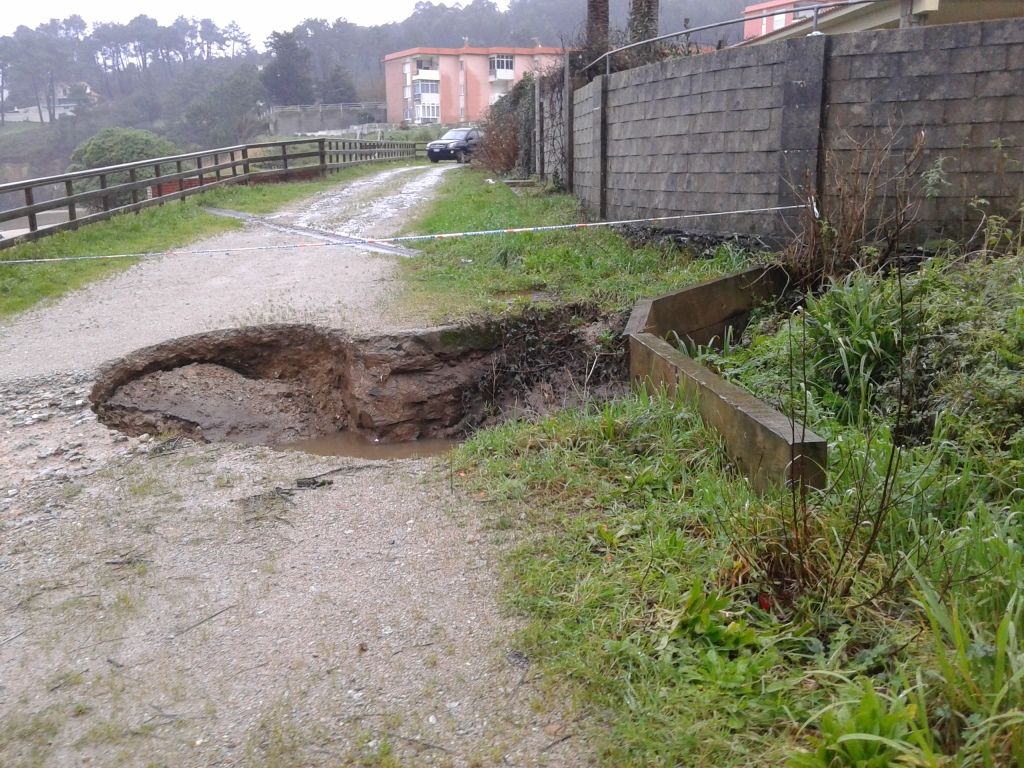 Reparaciones varias Playa Ver en Pontedeume (Antes de las obras)