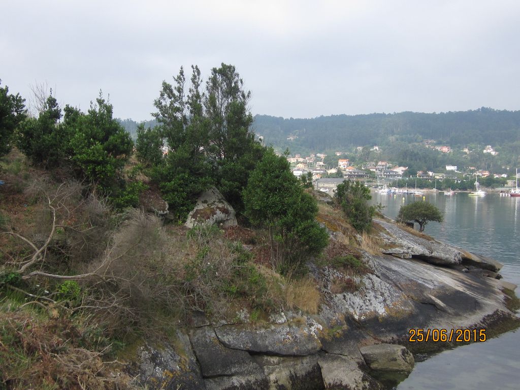 Senda de conexión entre Vilariño y Aldán (T.M. de Cangas). Antes de las obras