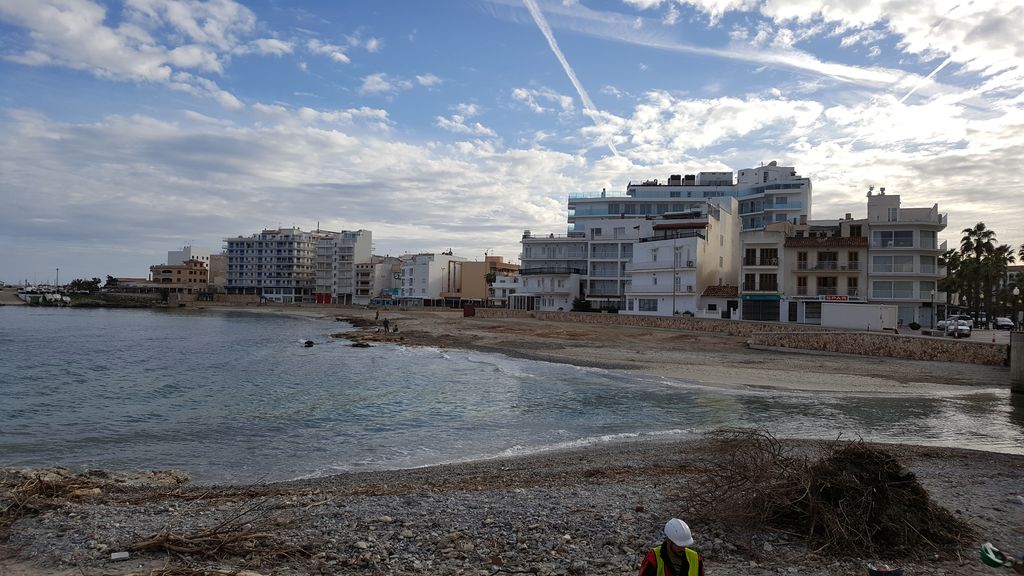 Antes de las obras. Antes regeneración s'illot