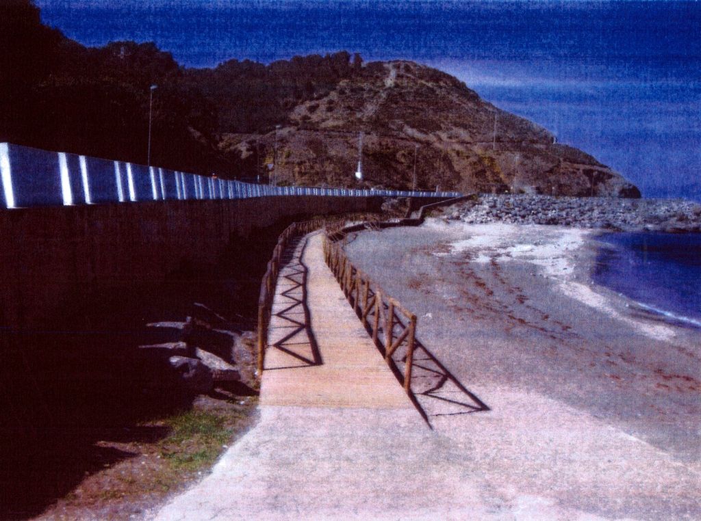 Playa de Calamocarro - Antes de las obras