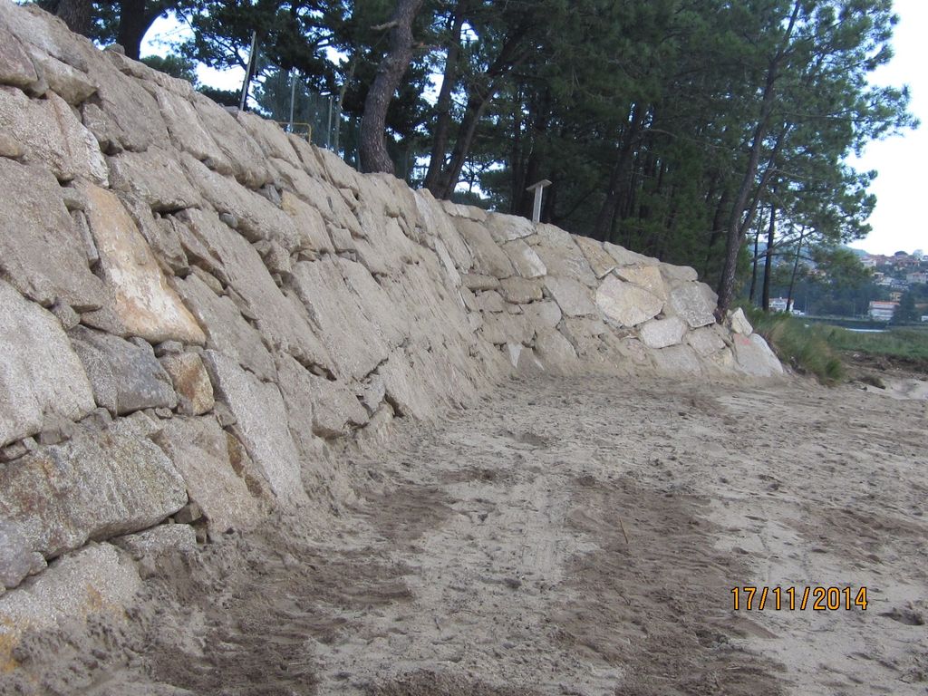 Camping de Baiona (T.M. de Baiona). Después de las obras