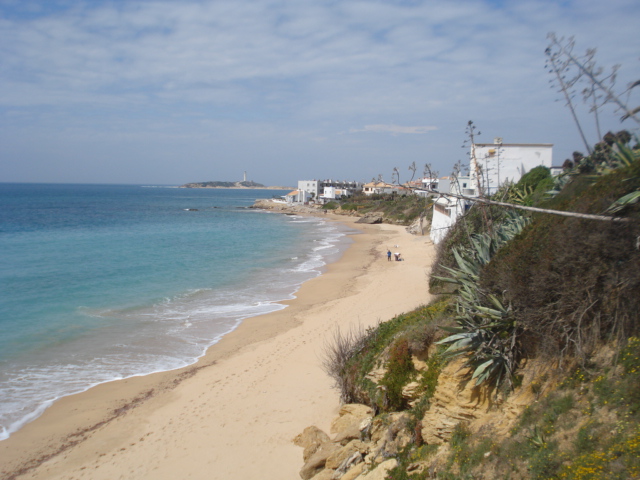 Playa de Caños de Meca. Antes