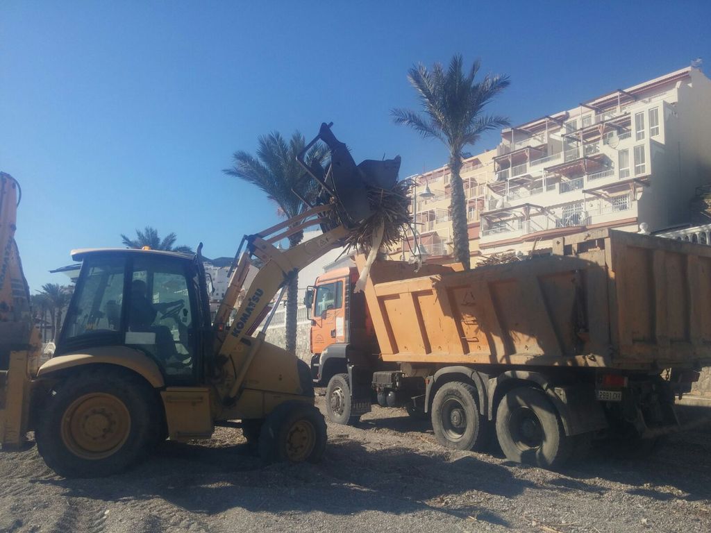 Conservación y mantenimiento 2015 (Durante las obras). Castell de Ferro, T.M. Gualchos