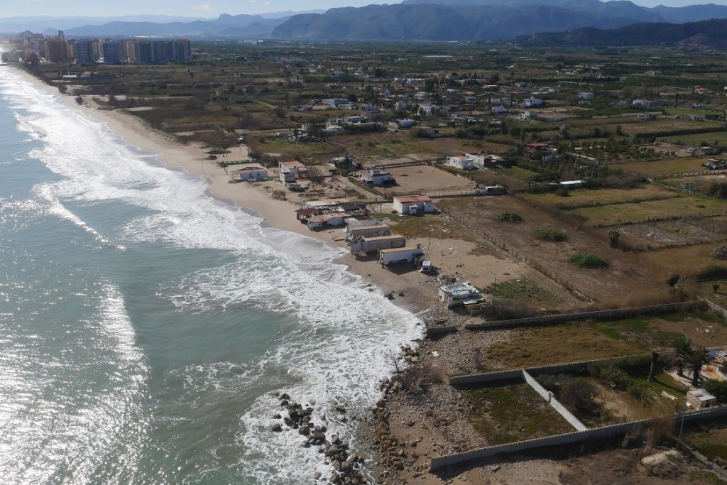 Playa del Brosquil. Antes de las obras