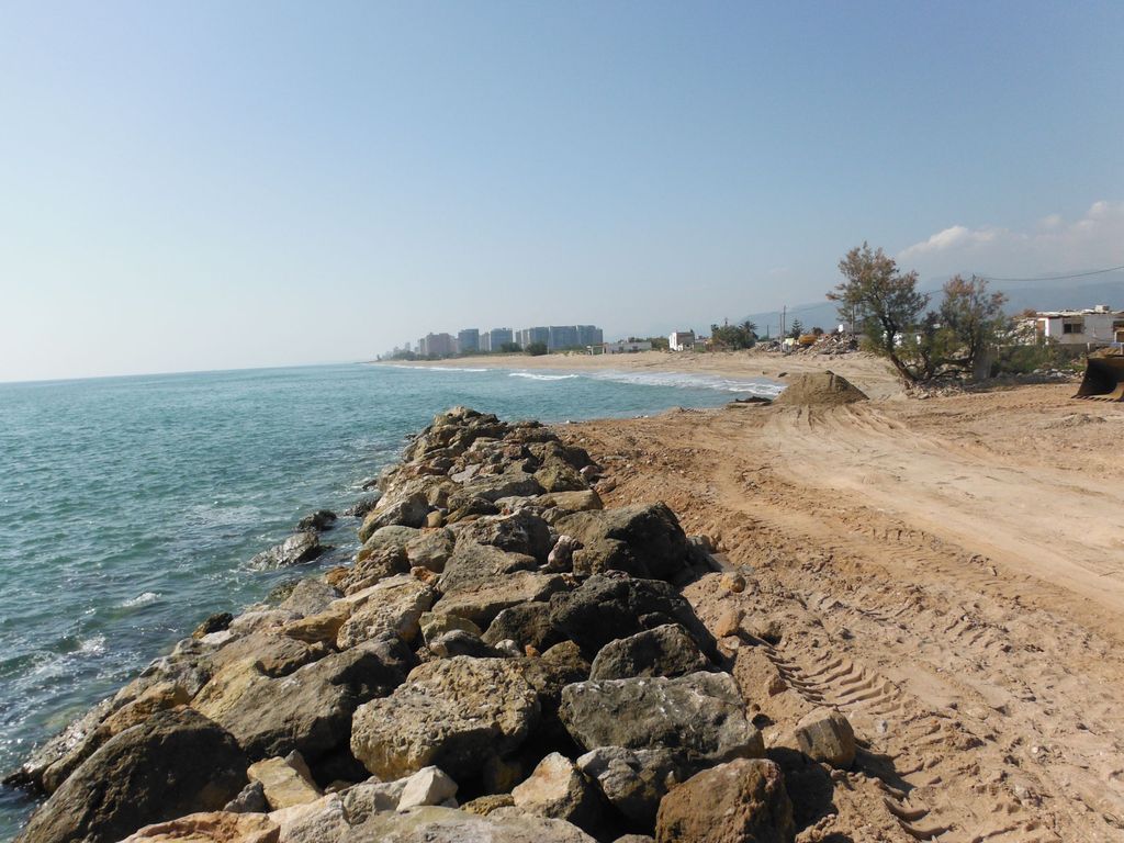 Playa del Brosquil. Antes de las obras