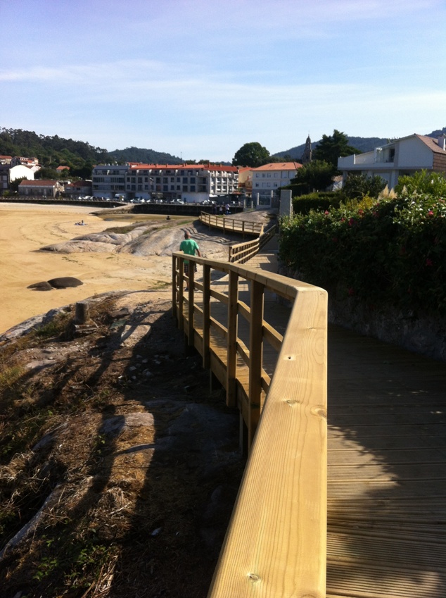 Senda de conexión entre Vilariño y Aldán (T.M. de Cangas). Después de las obras