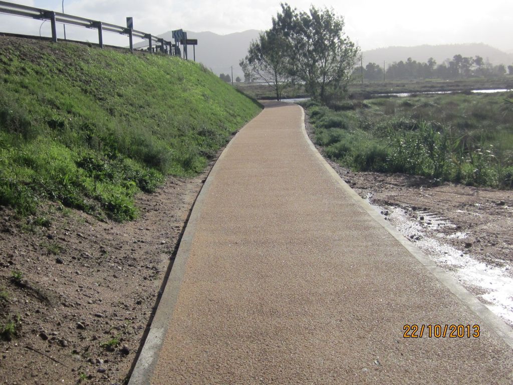 Senda en el río Tamuxe (T.M. de O Rosal): Después de las obras