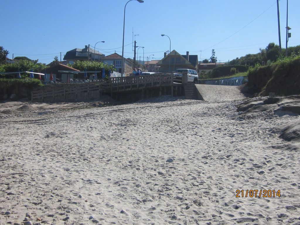 Playa de As Canas (T.M. de Nigrán). Después de las obras