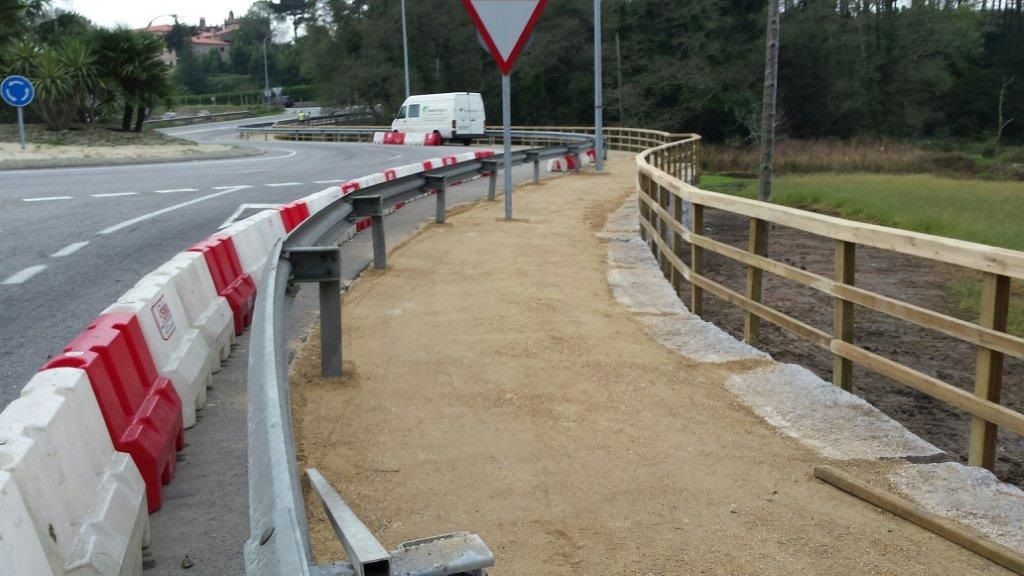 Senda en O Rial (T.M. de Vilagarcía de Arousa). Después de las obras