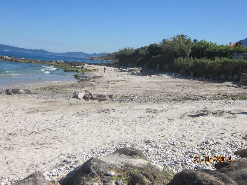 Playa de As Canas (T.M. de Nigrán). Después de las obras