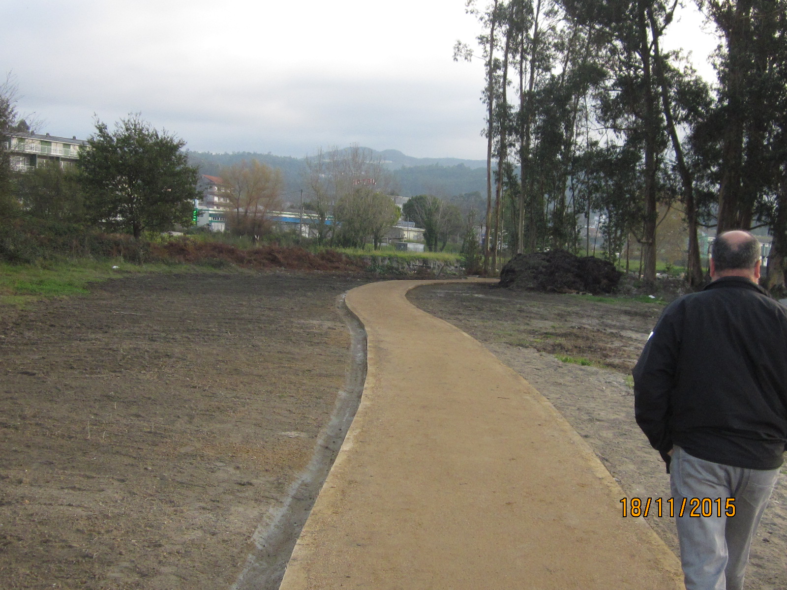 Prolongación de la senda peatonal de Paredes (T.M. de Vilaboa). Después de las obras